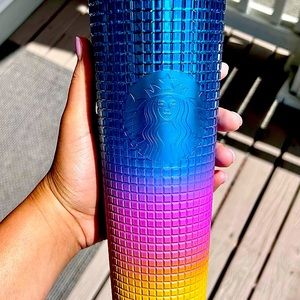 Starbucks PRIDE rainbow gradient tumbler